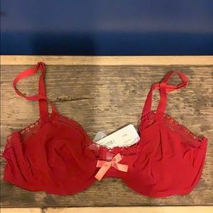 Eres Full coverage red bra